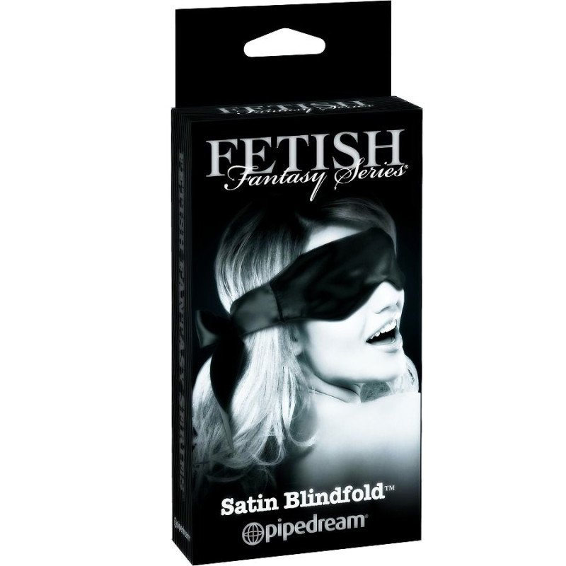 Fetish Fantasy Black Satin Mask for Adults – image 1