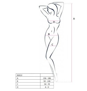 Body intégral blanc Taille unique de PASSION – photo 2