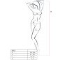 Witte bodystocking One Size van PASSION – foto 2