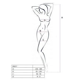 Czarne body pończochowe dla dorosłych One Size – zdjęcie 2