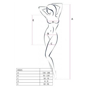 Robe-bodystocking blanche taille unique – photo 2