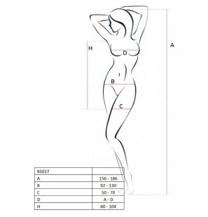 Rode bodystocking lingerie in jurkstijl, one size – foto 2