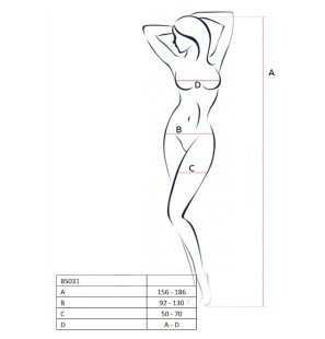 Bodystocking noir PASSION taille unique pour adultes – photo 3