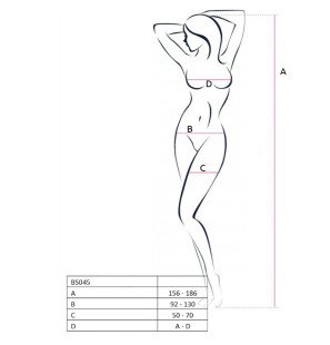 PASSION WOMAN – body intégral noir, taille unique – photo 2