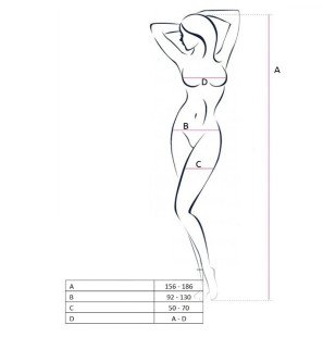 Red bodystocking by PASSION WOMAN – one size – image 2