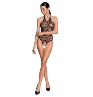 Zwarte bodystocking voor volwassenen PASSION Woman One Size – foto 1