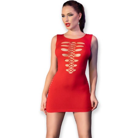 CHILIROSE rotes Dessouskleid S/M