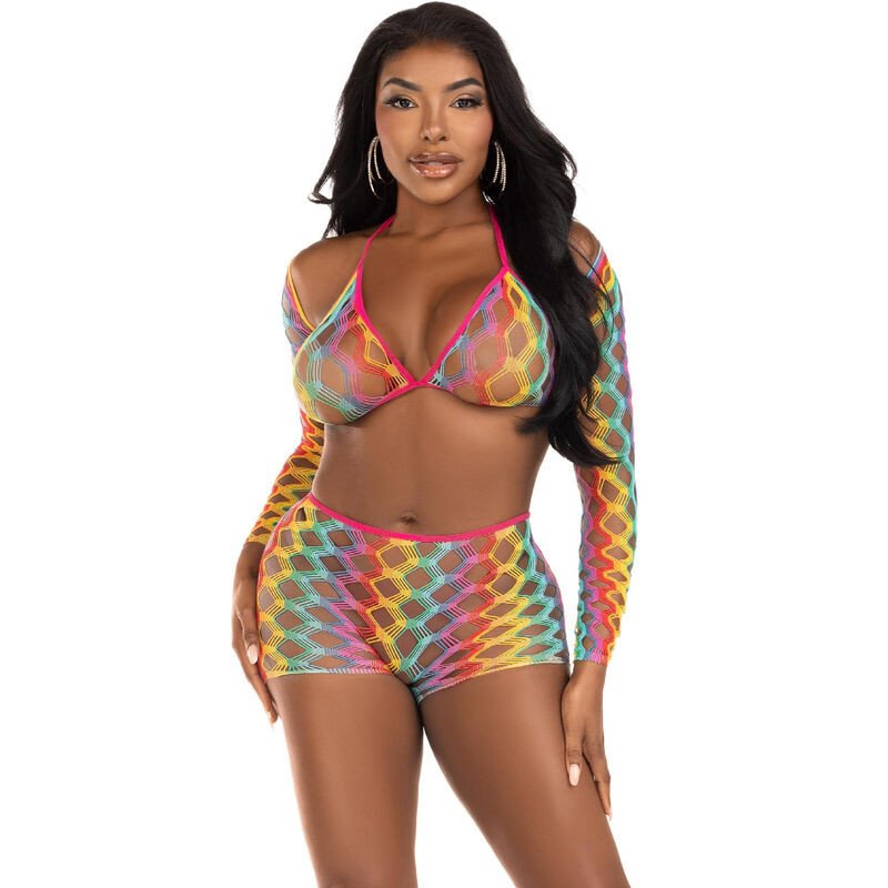 Ensemble de lingerie multicolore trois pièces LEG AVENUE – photo 1