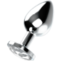 Ohmama aluminium anale plug met elegant glasaccent – foto 1 Ohmama aluminium anale plug met elegant glasaccent – foto 1