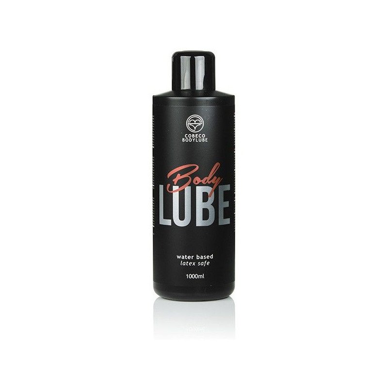 Cobeco Body Lube lubrykant na bazie wody 1000 ml, bezpieczny dla lateksu – zdjęcie 1