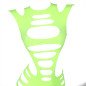 Green Stretch Mesh Long-Sleeved Dress by SUBBLIME – image 6