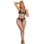 SUBBLIME regenboog mesh bodystocking met halternek XS/M – foto 1 SUBBLIME regenboog mesh bodystocking met halternek XS/M – foto 1