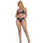 SUBBLIME regenboog mesh bodystocking met halternek XS/M – foto 2 SUBBLIME regenboog mesh bodystocking met halternek XS/M – foto 2