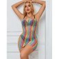 SUBBLIME rainbow mesh dress, off-shoulder, sleeveless, one size – image 10 SUBBLIME rainbow mesh dress, off-shoulder, sleeveless, one size – image 10