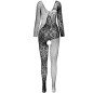 Black Bodystocking for Adults in One Size – image 3