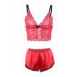 SUBBLIME ensemble de lingerie rouge en dentelle et satin, 3 pièces, taille L/XL – photo 5