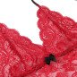 SUBBLIME ensemble de lingerie rouge en dentelle et satin, 3 pièces, taille L/XL – photo 10