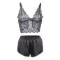 Ensemble de lingerie 3 pièces en dentelle noire et satin S/M – photo 5 Ensemble de lingerie 3 pièces en dentelle noire et satin S/M – photo 5