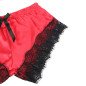 Satynowo-koronkowa piżama czarno-czerwona L/XL SUBBLIME – zdjęcie 11