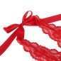 Lingerie Bodysuit with Ruffles and Red Belt L/XL – image 7