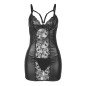 Black leather lingerie dress L/XL – image 4 Black leather lingerie dress L/XL – image 4