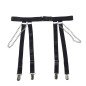 Schwarzer Body mit Ketten und Strumpfhalter S/M – Bild 8
