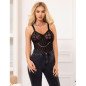 Black Bodysuit with Chains and Garter Belt S/M – image 11