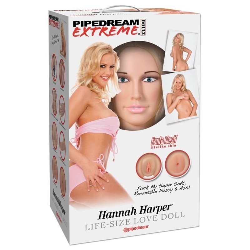 Poupée gonflable grandeur nature Extreme Dollz Hannah Harper avec détails réalistes – photo 1 Poupée gonflable grandeur nature Extreme Dollz Hannah Harper avec détails réalistes – photo 1