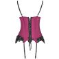 Bordowy gorset ze swetrem damski S/M – Livco Corsetti Agrafena – zdjęcie 5