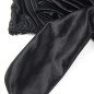 Adjustable black bra set with bow for adults – image 13