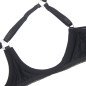 Adjustable black bow bra set L/XL for adults – image 15
