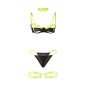 Fluorescencyjnie zielony komplet bielizny z łańcuszkiem i ozdobami na nogi S/M – zdjęcie 5 Fluorescencyjnie zielony komplet bielizny z łańcuszkiem i ozdobami na nogi S/M – zdjęcie 5