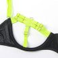 Fluorescent Green Lingerie Set with Chain and Leg Accents S/M – image 8