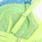Lace Bra and Garter Set in Green and Blue L/XL – image 8