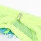 Ensemble soutien-gorge en dentelle et jarretières vert et bleu L/XL – photo 10