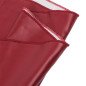 Bordeauxfarbenes Leder-Dessouskleid mit Riemchen S/M – Bild 9