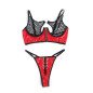SUBBLIME red patent leather mesh lingerie set with zip L/XL – image 6 SUBBLIME red patent leather mesh lingerie set with zip L/XL – image 6
