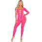 Leg Avenue Pink Open-Back Bodystocking – One Size – image 1