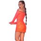 Mini-robe de lingerie orange Chilirose, taille M – photo 2