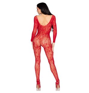 Leg Avenue 89366 rote Spitzen-Bodystocking für Erwachsene – Bild 3