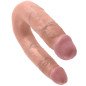 Podwójne dildo King Cock 13,9 cm o kształcie litery U – zdjęcie 1