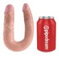 Podwójne dildo King Cock 13,9 cm o kształcie litery U – zdjęcie 4