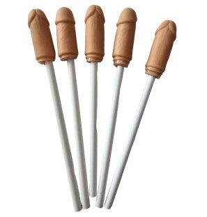 Diablo Picante Bleistifte mit Penisspitze – 5er-Set für Erwachsene – Bild 1