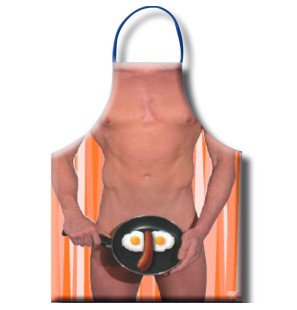 Diablo Picante – Tablier pour homme à motif d’œufs au plat – photo 1