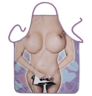 Diablo Picante playful ironing apron for women – image 1