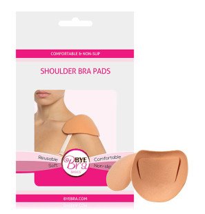 BYE BRA beige supportive shoulder protectors for lingerie – image 1