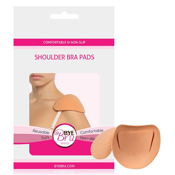 BYE BRA beige Schulterpolster für Dessous – Bild 1