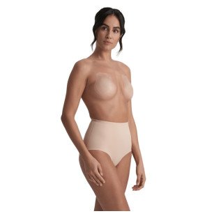 BYE-BRA Silikon-Cups beige Größe M für Dessous – Bild 2
