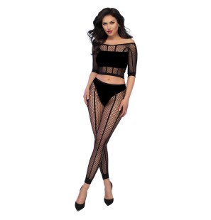 Ensemble de lingerie noir CHILIROSE avec top et legging S/M – photo 1