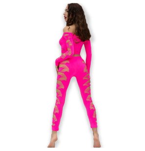 Ensemble de lingerie fuchsia CHILIROSE avec haut et pantalon – photo 2